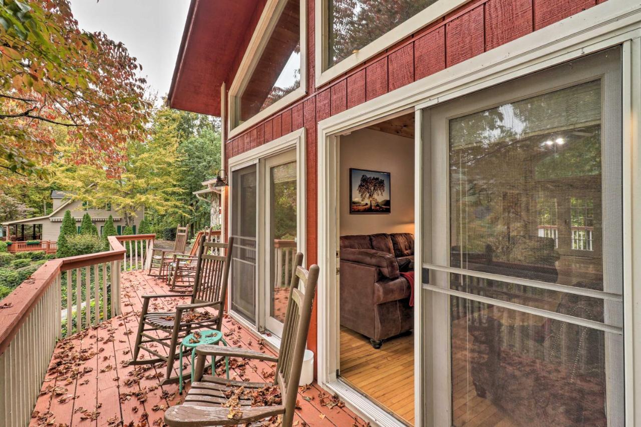 Rustic Red Cabin With Deck In Maggie Valley Club! 外观 照片