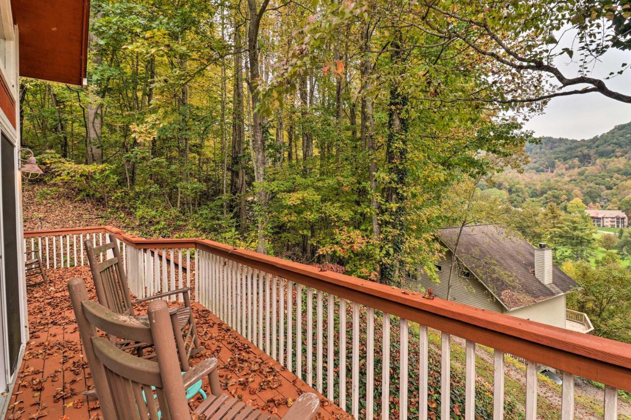 Rustic Red Cabin With Deck In Maggie Valley Club! 外观 照片