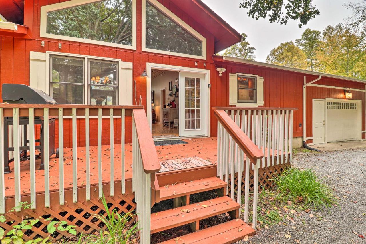 Rustic Red Cabin With Deck In Maggie Valley Club! 外观 照片